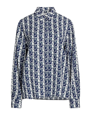 TRUSSARDI Camicie  e bluse fantasia Blu 100% Viscosa