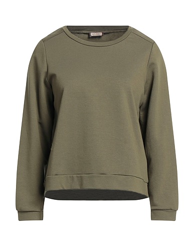 MALÌPARMI Felpa Verde militare 97% Cotone, 3% Elastan
