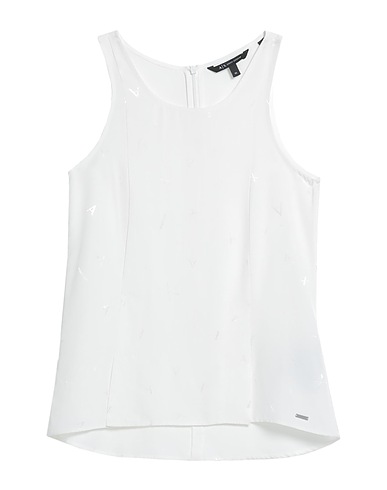 ARMANI EXCHANGE Top White 100% Viscose