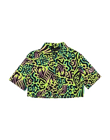 RÊVER Paris Camicie  e bluse fantasia Verde lime 100% Cotone