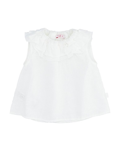 IL GUFO Top Off white 100% Linen, Cotton