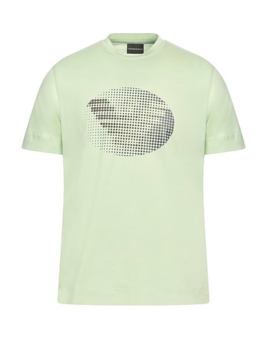 EMPORIO ARMANI T-shirt Light green 100% Cotton