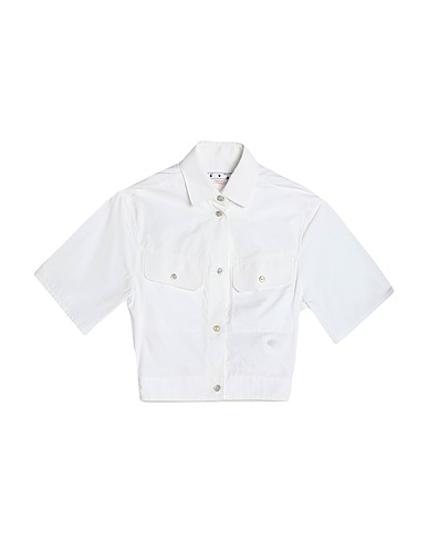 OFF-WHITE™ Solid colour shirts & blouses White 100% Cotton, Polyester