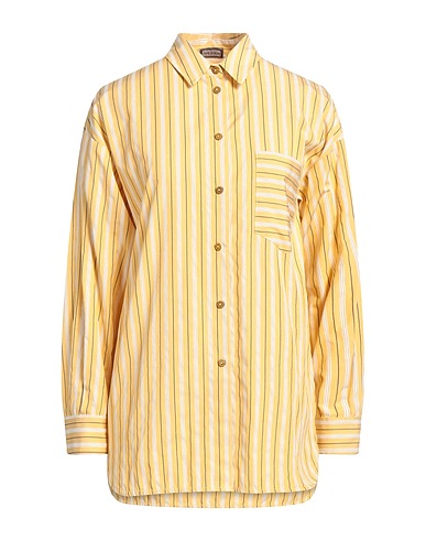 MALÌPARMI Striped shirt 65% Polyester, 35% Cotton