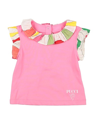 PUCCI T-shirt Pink 100% Cotton