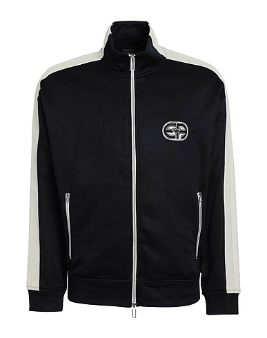 EMPORIO ARMANI Sweatshirt Midnight blue 55% Cotton, 45% Polyester