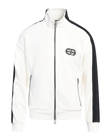 EMPORIO ARMANI Sweatshirt White 55% Cotton, 45% Polyester