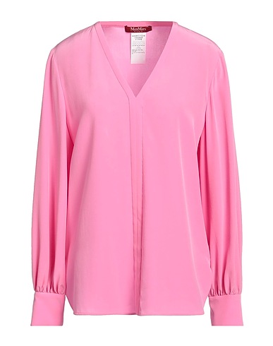 MAX MARA STUDIO Silk top Fuchsia 100% Silk