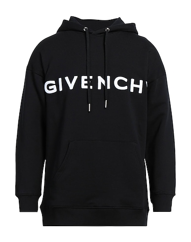 GIVENCHY Hooded track jacket  Black 100% Cotton