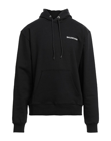 BALENCIAGA Hooded track jacket  WARDROBE UNIFIT Black 100% Cotton, Polyester