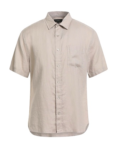 VINCE. Camicia in lino Beige 100% Lino