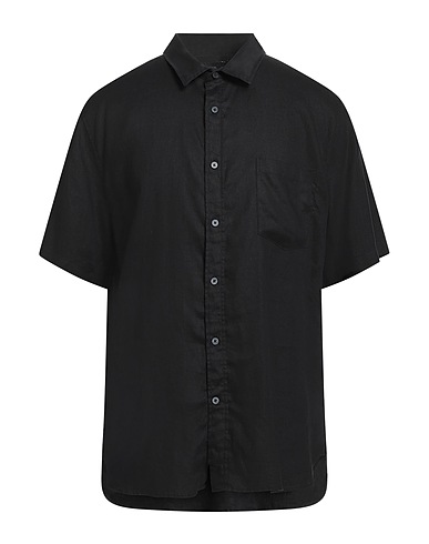VINCE. Camicia in lino Nero 100% Lino