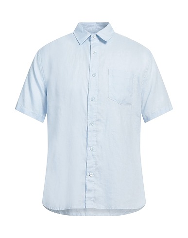 VINCE. Chemise de couleur unie 100% Lin