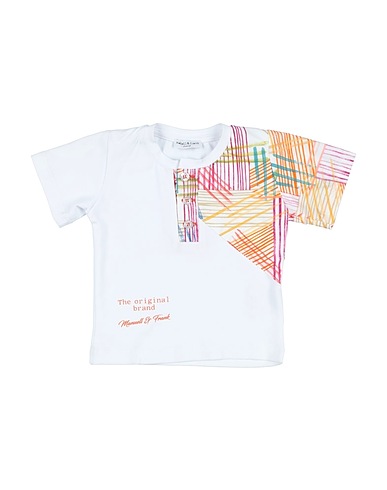 MANUELL & FRANK T-Shirt Weiß 90% Baumwolle, 10% Elastan
