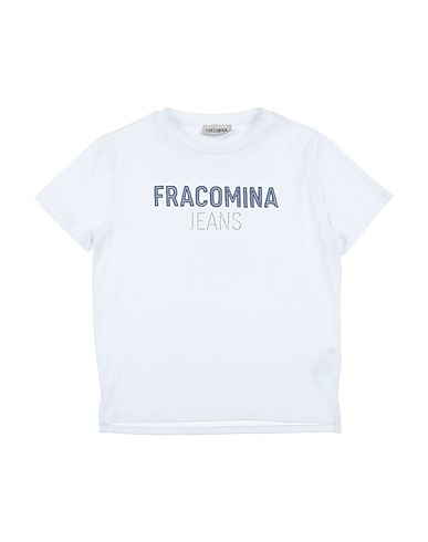 FRACOMINA MINI T-shirt White 95% Cotton, 5% Elastane