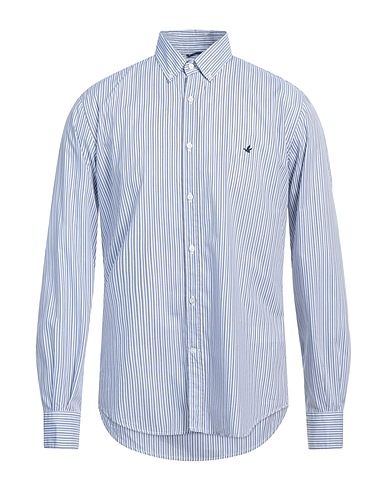 BROOKSFIELD Striped shirt White 100% Cotton