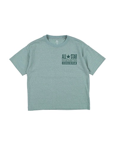 CONVERSE T-shirt LIFESTYLE RLXD SS HTR GFX TEE
 Verde 60% Cotone, 40% Elastan