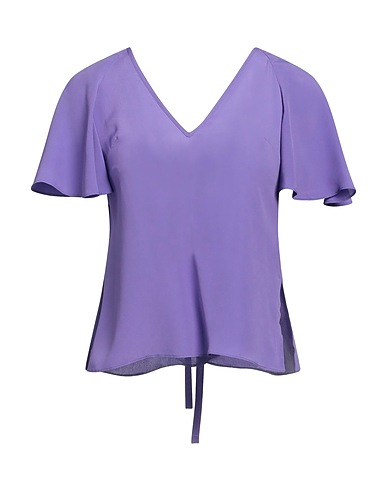 SUOLI Top Purple 83% Acetate, 17% Silk