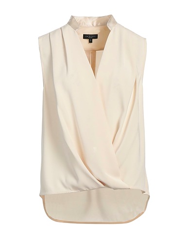 RAG & BONE Top Ivory 86% Triacetate, 14% Polyester