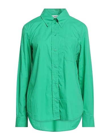 ATTIC AND BARN Solid color shirts & blouses Green 100% Cotton