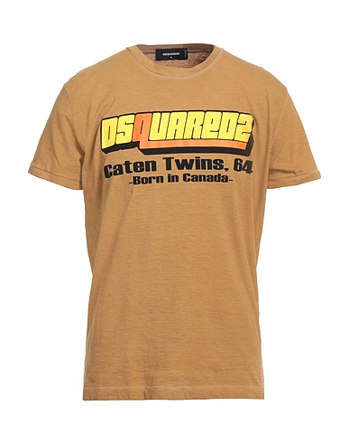 DSQUARED2 Ｔシャツ キャメル コットン 100%