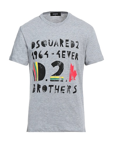 DSQUARED2 T-shirt Grey 88% Cotton, 12% Viscose