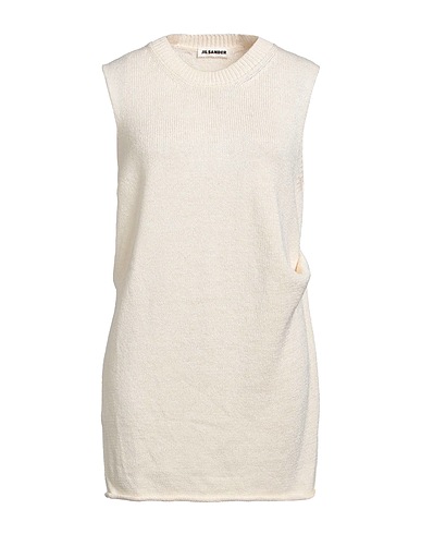 JIL SANDER Jumper Ivory 48% Cotton, 28% Ramie, 24% Cellulose