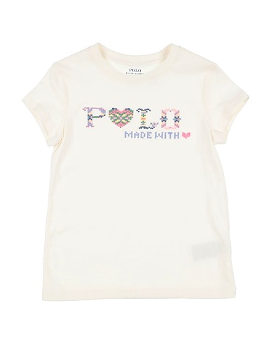 POLO RALPH LAUREN Футболка Fair Isle Logo Cotton Jersey Tee
 Белый 100% Хлопок