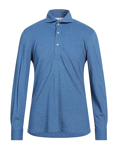 BRUNELLO CUCINELLI Polo shirt Blue 100% Cotton