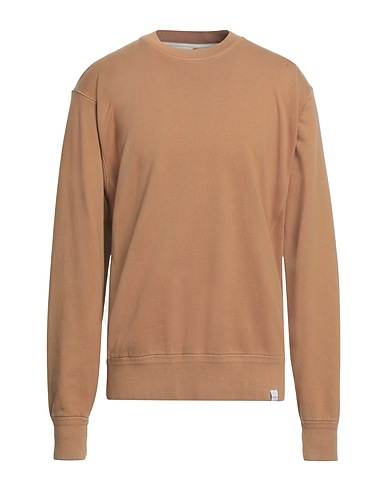 PAOLO PECORA Sweatshirt Camel 100% Cotton, Elastane