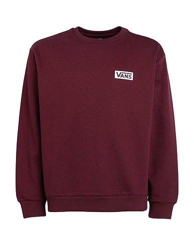 VANS Sweatshirt RELAXED FIT CREW
 Bordeaux 100% Baumwolle