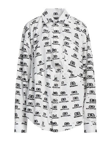 BALENCIAGA Chemises et chemisiers fantaisie Blanc 100% Coton