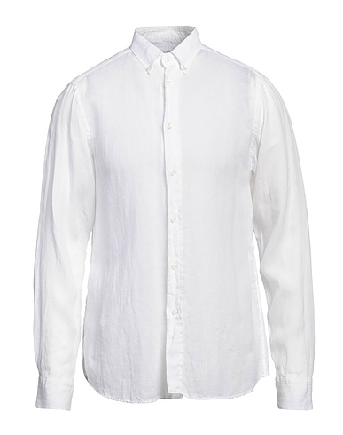 AGLINI Linen shirt White 100% Linen