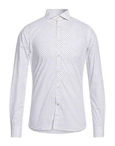 EDIZIONI LIMONAIA Hemd mit Muster Weiß 100% Baumwolle