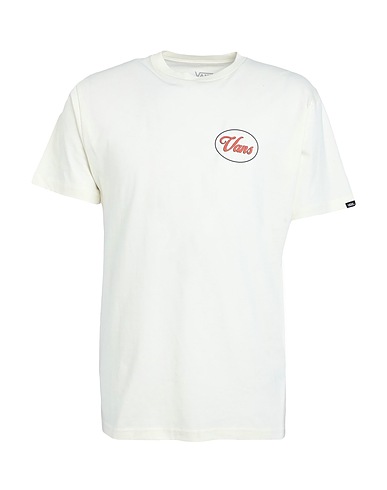 VANS T-shirt CUSTOM CLASSIC CO SS TEE
 Avorio 100% Cotone