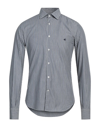 BROOKSFIELD Striped shirt Grey 100% Cotton