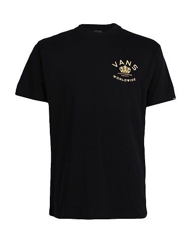 VANS T-shirt CHECKERBOARD SOCIETY SS TEE
 Black 100% Cotton