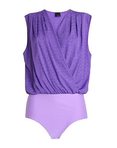 PINKO Bodysuit VIOLA 69% Acetate, 31% Silk, Polyamide, Elastane