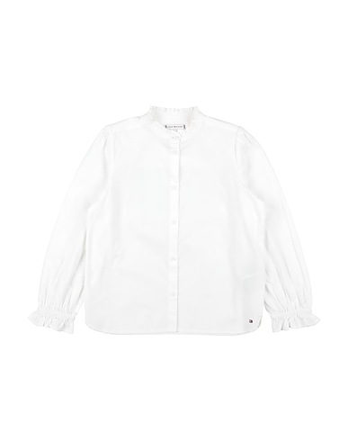TOMMY HILFIGER Camicie e bluse tinta unita Bianco 100% Cotone