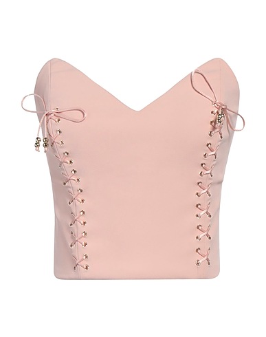 ELISABETTA FRANCHI Top Cipria 96% Poliestere, 4% Elastan