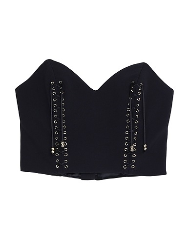 ELISABETTA FRANCHI Bustier Black 96% Polyester, 4% Elastane