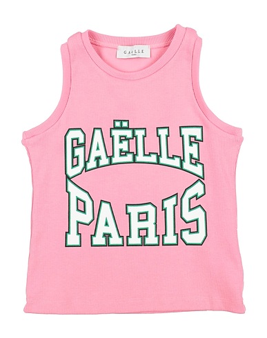 GAëLLE Paris T-shirt Pink 95% Cotton, 5% Elastane