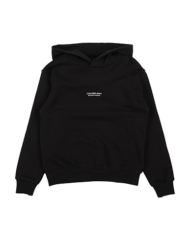 CALVIN KLEIN JEANS Sweatshirt Schwarz 86% Baumwolle, 14% Polyester