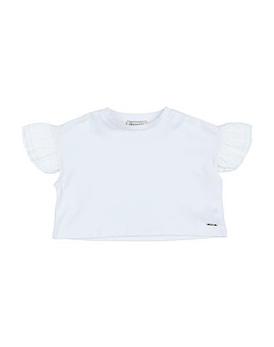 FRACOMINA MINI T-shirt White 95% Cotton, 5% Elastane
