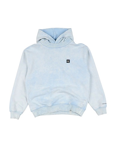 CALVIN KLEIN JEANS Sweatshirt Sky blue 88% Cotton, 12% Polyester
