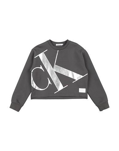 CALVIN KLEIN JEANS Sweatshirt Lead 80% Cotton, 16% Polyester, 4% Elastane