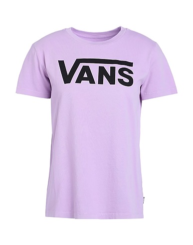 VANS T-shirt PIGMENT DYE VANS CREW TEE
 Lilac 100% Cotton