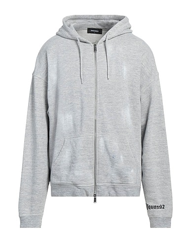 DSQUARED2 Hoodie Hellgrau 92% Baumwolle, 8% Viskose, Elastan