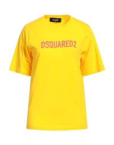 DSQUARED2 T-shirt Giallo 100% Cotone