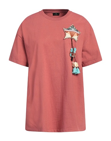 ETRO Oversize-T-Shirt Brick red 100% Cotton